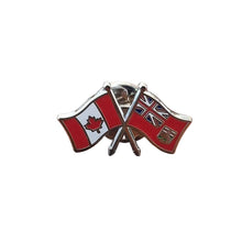 Load image into Gallery viewer, Pin (Crossed flags. Modern) | Épinglette (Drapeaux croisés. Moderne)