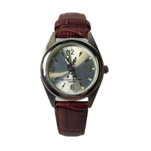 Load image into Gallery viewer, Leather watch (Brown) | Montre en cuir brun