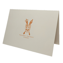 Load image into Gallery viewer, Card (Parliamentary emblem) | Carte (emblème du Parlement)