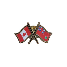 Load image into Gallery viewer, Pin (Crossed flags. Classic) | Épinglette (Drapeaux croisés. Classique)