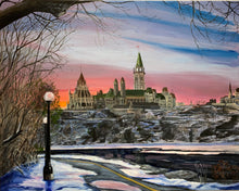 Load image into Gallery viewer, Framed giclée print (Current through Ottawa) | Oeuvre giclée encadrée (Courant en passage)