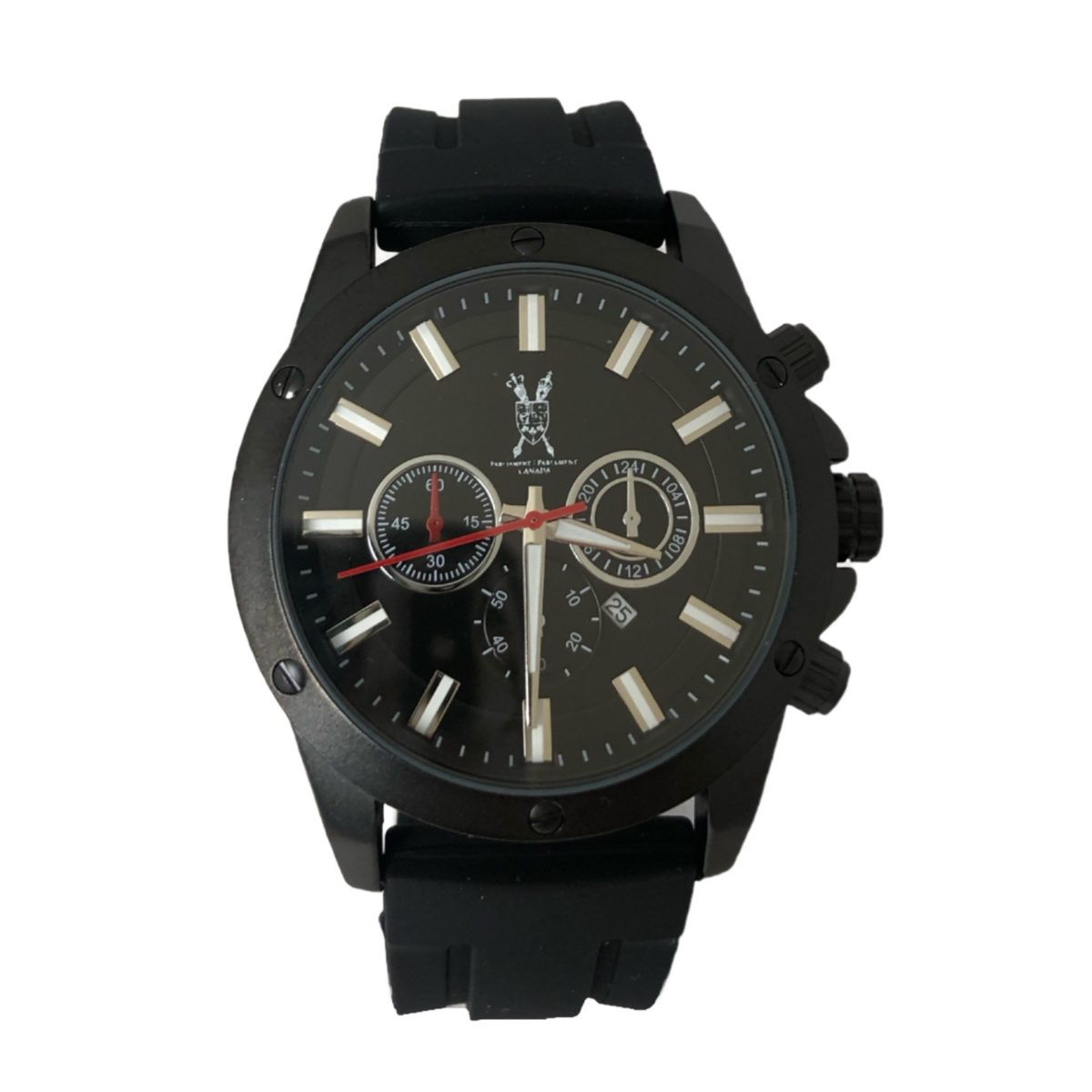 Large discount chronograph watch