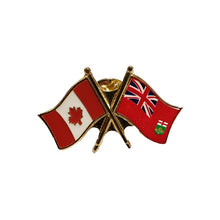 Load image into Gallery viewer, Pin (Crossed flags) | Épinglette (Drapeaux croisés)