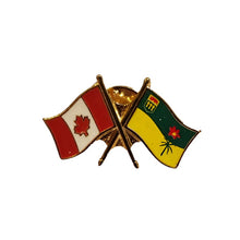 Load image into Gallery viewer, Pin (Crossed flags) | Épinglette (Drapeaux croisés)