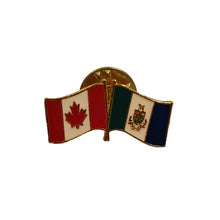 Load image into Gallery viewer, Pin (Crossed flags) | Épinglette (Drapeaux croisés)