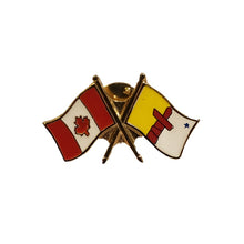 Load image into Gallery viewer, Pin (Crossed flags) | Épinglette (Drapeaux croisés)
