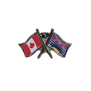 Épinglette (Drapeaux croisés) | Pin (Crossed flags)
