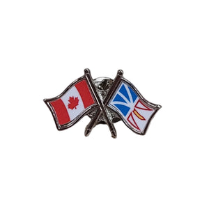 Épinglette (Drapeaux croisés) | Pin (Crossed flags)