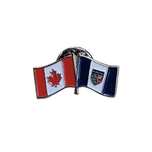 Épinglette (Drapeaux croisés) | Pin (Crossed flags)