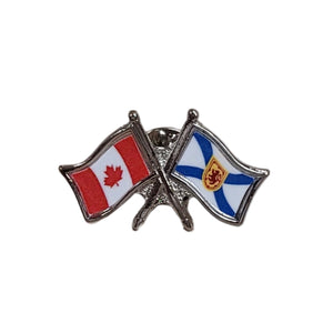 Épinglette (Drapeaux croisés) | Pin (Crossed flags)