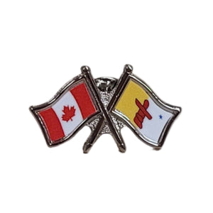 Épinglette (Drapeaux croisés) | Pin (Crossed flags)