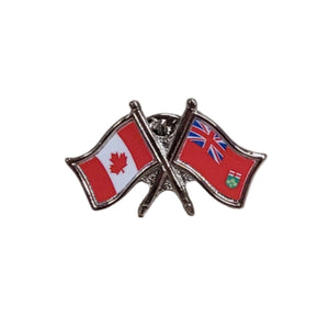 Épinglette (Drapeaux croisés) | Pin (Crossed flags)