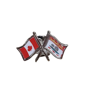 Épinglette (Drapeaux croisés) | Pin (Crossed flags)