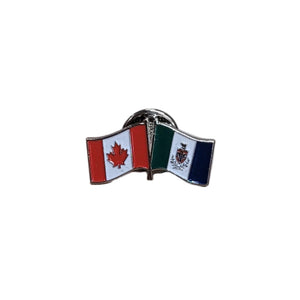 Épinglette (Drapeaux croisés) | Pin (Crossed flags)