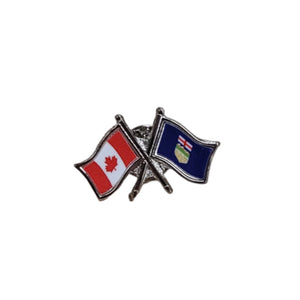 Épinglette (Drapeaux croisés) | Pin (Crossed flags)