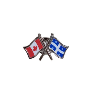 Épinglette (Drapeaux croisés) | Pin (Crossed flags)