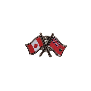 Épinglette (Drapeaux croisés) | Pin (Crossed flags)