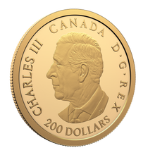 Load image into Gallery viewer, 200$ pure gold coin (Library of Parliament) | Pièce de 200$ en or pur (Bibliothèque du Parlement)

