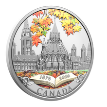 Load image into Gallery viewer, 20$ fine silver coin (Library of Parliament) | Pièce de 20$ en argent fin (Bibliothèque du Parlement)
