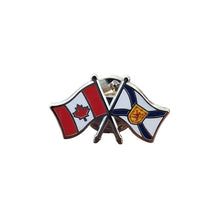 Load image into Gallery viewer, Pin (Crossed flags. Modern) | Épinglette (Drapeaux croisés. Moderne)
