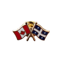 Load image into Gallery viewer, Pin (Crossed flags. Modern) | Épinglette (Drapeaux croisés. Moderne)
