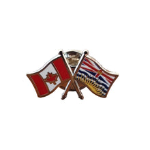 Load image into Gallery viewer, Pin (Crossed flags. Modern) | Épinglette (Drapeaux croisés. Moderne)
