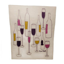 Charger l&#39;image dans la galerie, Torchon réutilisable (Vin) | Reusable dishcloth (Wine) 
