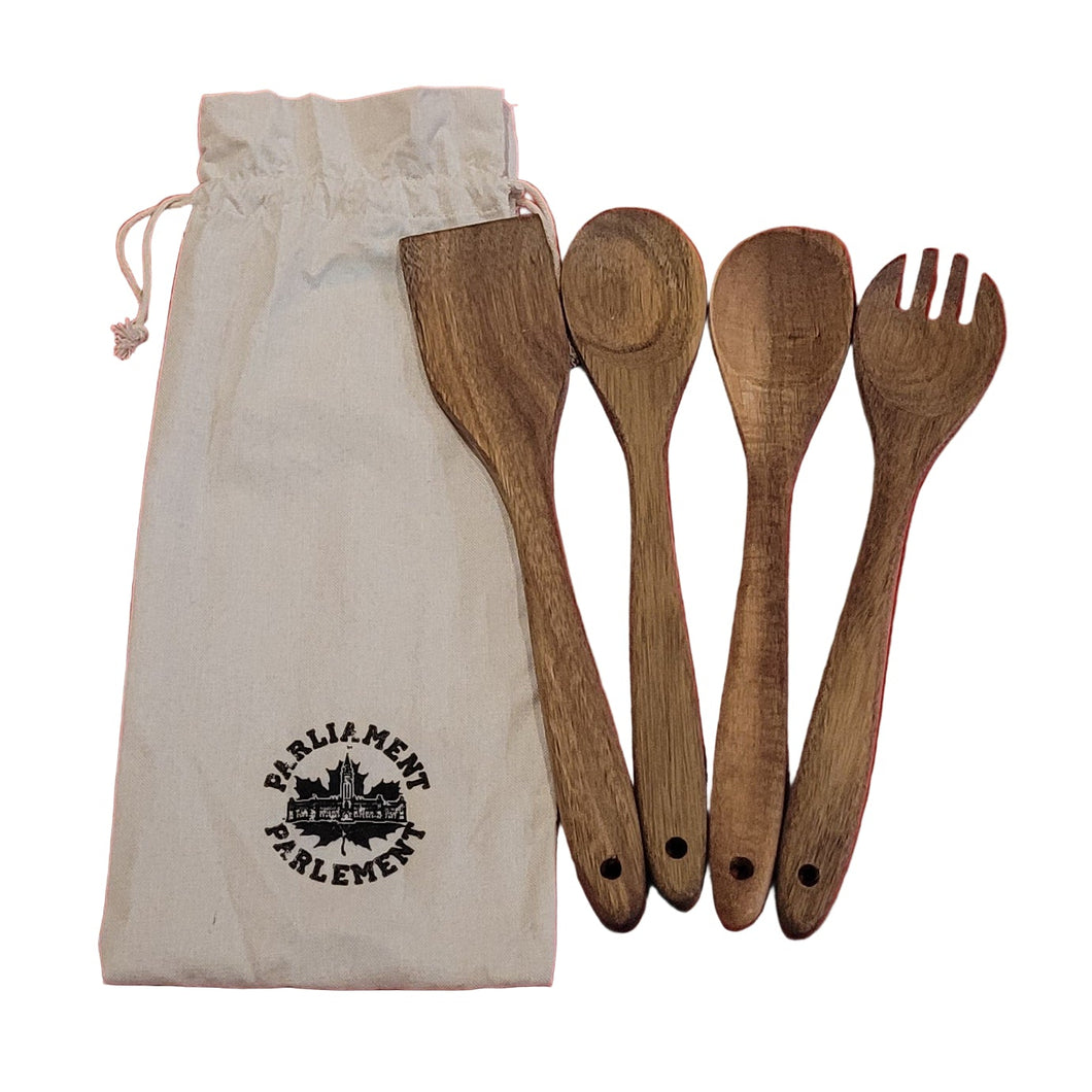 Kitchen utensils (Wood) | Ustensiles à cuisine en bois