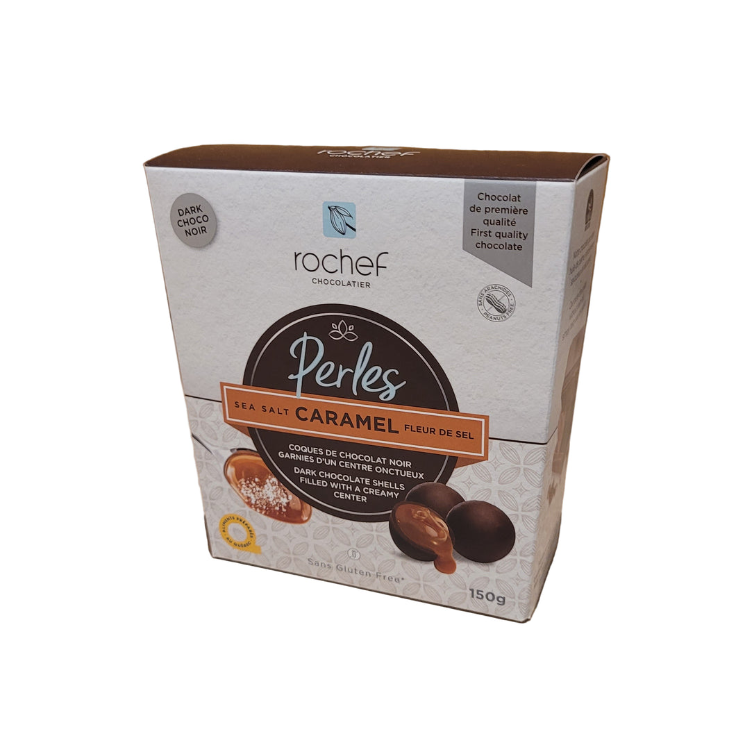 Coques au chocolat noir et caramel | Caramel dark chocolate shells