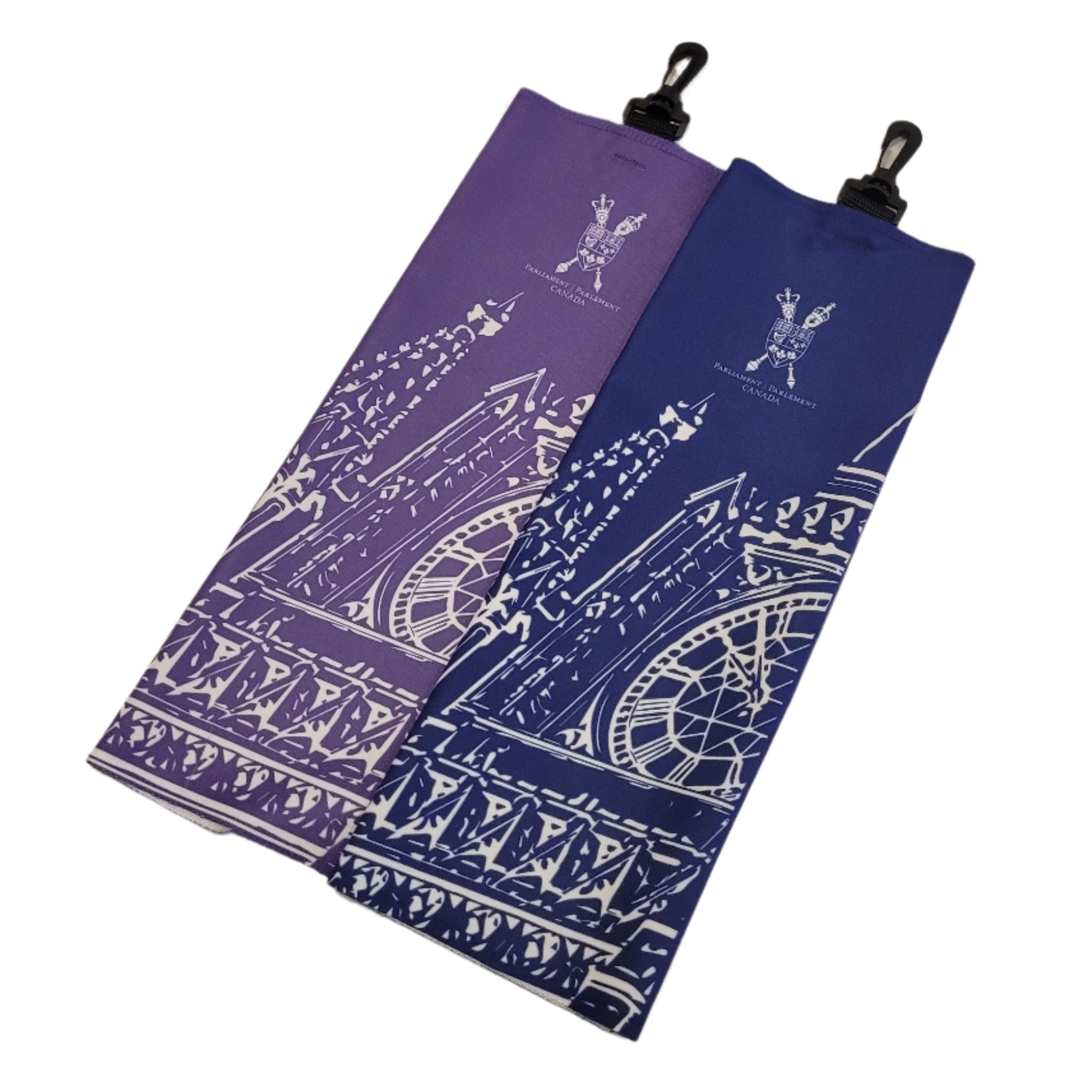 Serviette de golf avec motif de sac de chariot à fleurs de naissance Serviette de golf avec motif de sac de chariot à fleurs de naissance