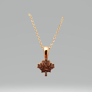 Collier (Feuille d'érable) | Necklace (Maple leaf)