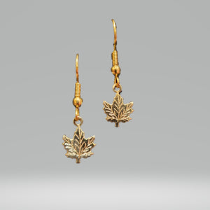 Earrings (Maple leaves) L | Boucles d'oreilles (Feuilles d'érable) L