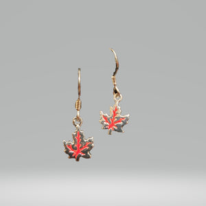 Earrings (Maple leaves) L | Boucles d'oreilles (Feuilles d'érable) L