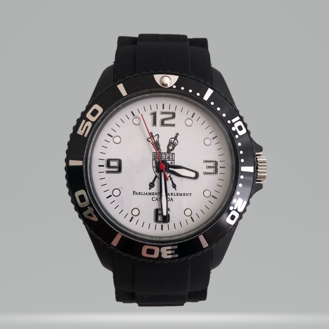 Montre (bracelet en silicone) | Watch (silicone strap)